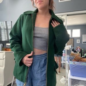Vintage Forest Green 70's Jacket